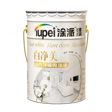 涂派“白净美”超白净味内墙漆
